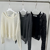 Net Layered Top - 3colors