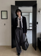 Pauline Scratch Wide Slacks