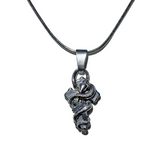 Snake cross necklace