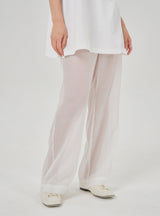 Clear pants (white)