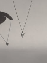 【MADE】 double heart necklace (50cm)