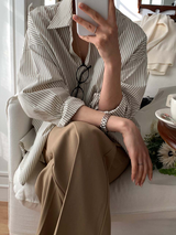 Setter Stripe Oversized Shirt