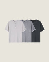 Jet Waffled Henely Top