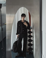 Camper Rivet Crop Cotton Jacket