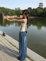 [カップ付き]セダルキャップレースボタンタンクトップ