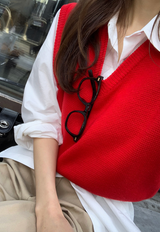 [Lè made/7,000 Sold] ルメイド ベーシック Vネック ベスト