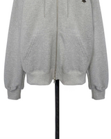 connect patch napping mens hoodie zip