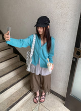 Rimoha Summer Hood Knit Zip-Up