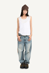 Blue Ocean Straight Denim Pants