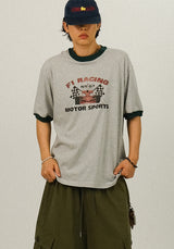 SPE F1 カラーブロックリンガーハーフTシャツ