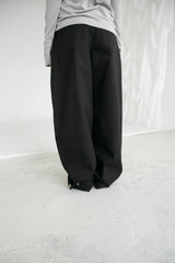 cotton curve balloon pants(2colors)
