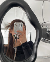 Leopard Double Star Drop Keychain