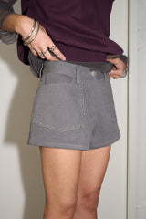 Studed Pocket Shorts (Charcoal/2size)