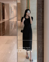 【MADE】Pintuck long dress