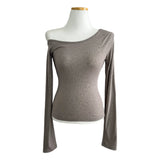 Loana Back Corset One-off  Shoulder T-shirt
