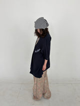 Wide Hole Button Beanie