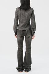 (W) Muer Checked Shirt (3color)