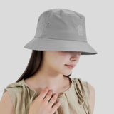 Flow VZ Nylon Stitch Patch Bucket Hat Gray