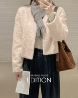 【MADE】No collarBuckle jacket