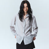 WRINKLE SHEER SHIRT_IVORY