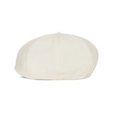 VA Curved Logo Easy Fit Newsboy Cap / Cream