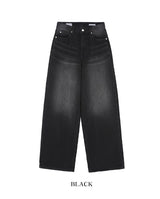 MIKEL CAT BRUSH DENIM PANTS