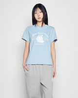 26SS WOMAN BROWN LINE FRIENDS SHORT SLEEVE T-SHIRT
