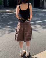 カーペンターバミューダパンツ