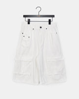 エフェンカーゴポケットボタンバミューダパンツ