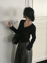 [MADE] Water, V-neck slim cardigan