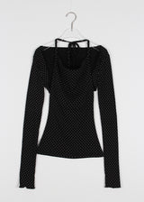 DOT SLEEVELESS BOLERO