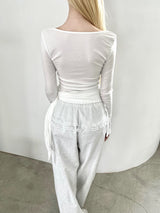 1468. Ballet printing ribbon T (2color)
