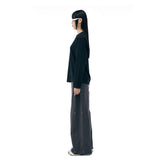 ESSENTIAL LONG BASIC TEE [BLACK]