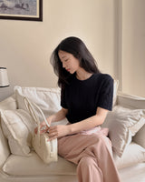 Lian Twisted Short Sleeve Knitwear