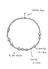 Cross Pearl Mixed Necklace