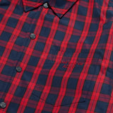 24FW BASIC LOGO CHECK QUILTING COACH JACKET RED