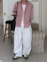 Parma Label Cut-Line Sweatpants