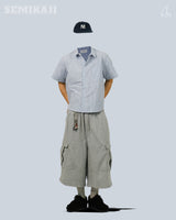 COS Crop Stripe Half Shirts