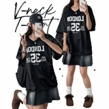 フェルディナンドVネックスポーティーユニフォーム半袖Tシャツ (3 colors)