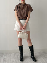 Basic Cotton Layered Skirt Pants