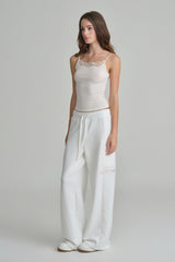 NYC sweatpants, Ivory