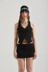STRAP MINI SKIRT