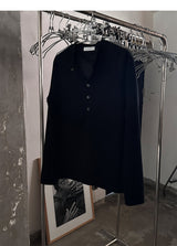 [S/S] ディープマッスルヘンリーネックニットスリーブ(3color)