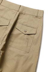 Wide pintuck pants_beige