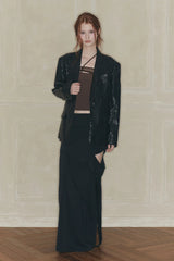 MIDNIGHT BLAZER black