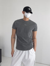 PDリブマッスルフィットショートスリーブTシャツ (3C)
