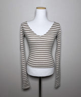 Backless Striped Top (2colors)