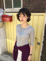 イッツシアーヘンリーネックスリーブレスTシャツ (4color)