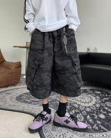 Pael Camo Cargo Bermuda Pants