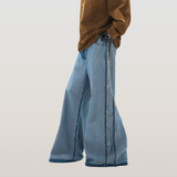 RELABEL 23AW デコンストラクトサイドシームパッチワークジーンズ